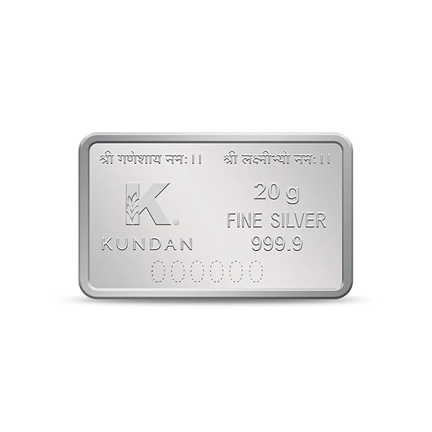 Silver Bar Laxmi Ganesh Silver Diwali / Dhanteras / Gift Fine 999.9