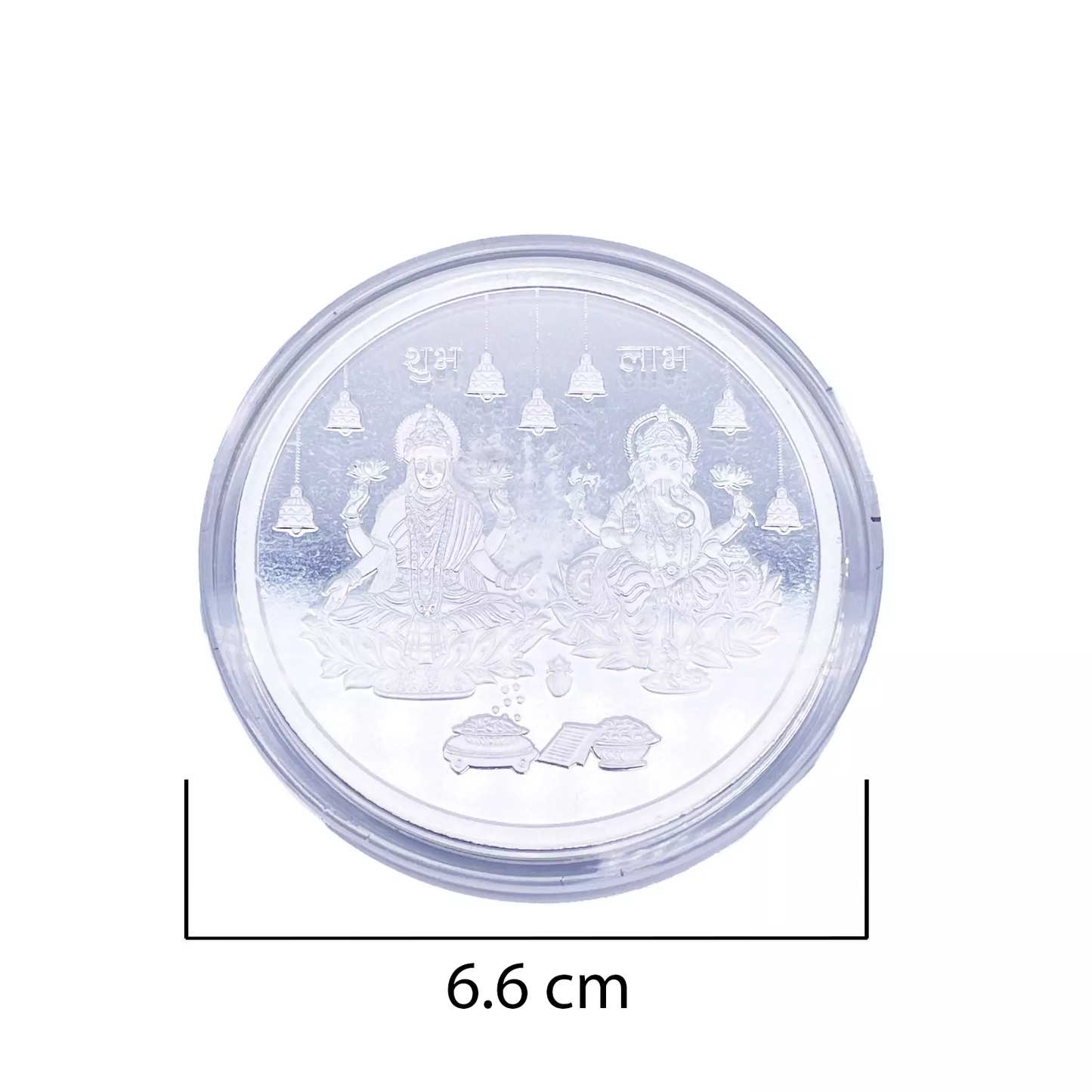 Silver Coin Laxmi Ganesh Silver Diwali / Dhanteras / Gift Fine 999.9