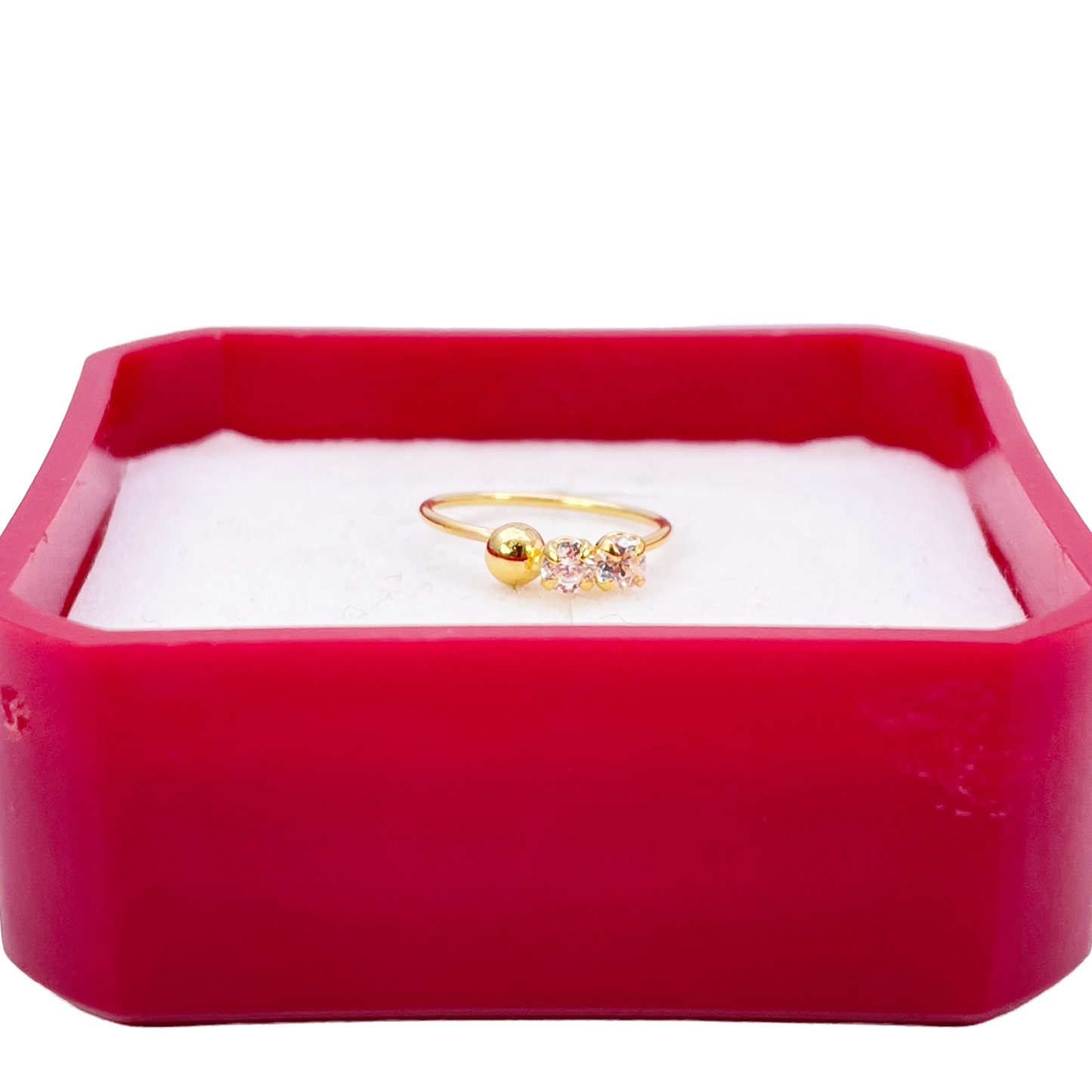 22kt geelgouden mooie kleine hoepel huggie neus hoepel huggie ring 9mm